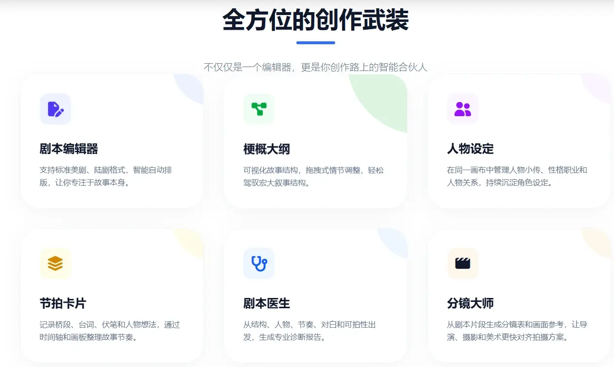 剧云 - 免费专业中文剧本创作平台